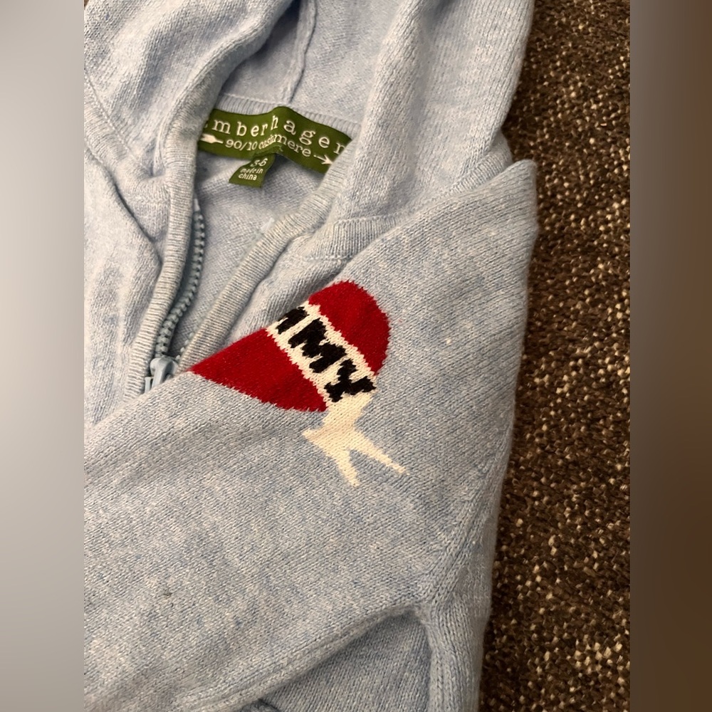 Amber Hagen 90/10 Cashmere Tattoo Mommy Hoodie - Picture 4 of 5